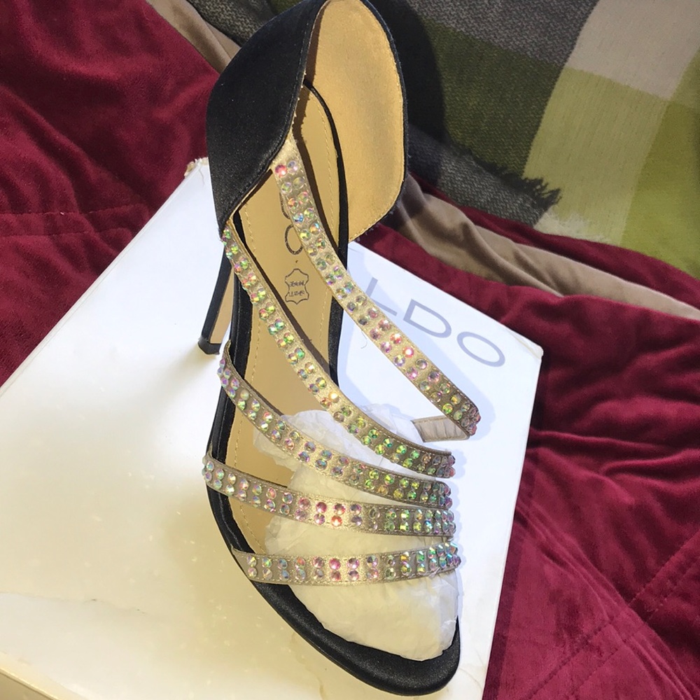 Sparkly high heels